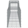buede gabionkurve 3 stk. 400x50x60/80 cm galvaniseret jern