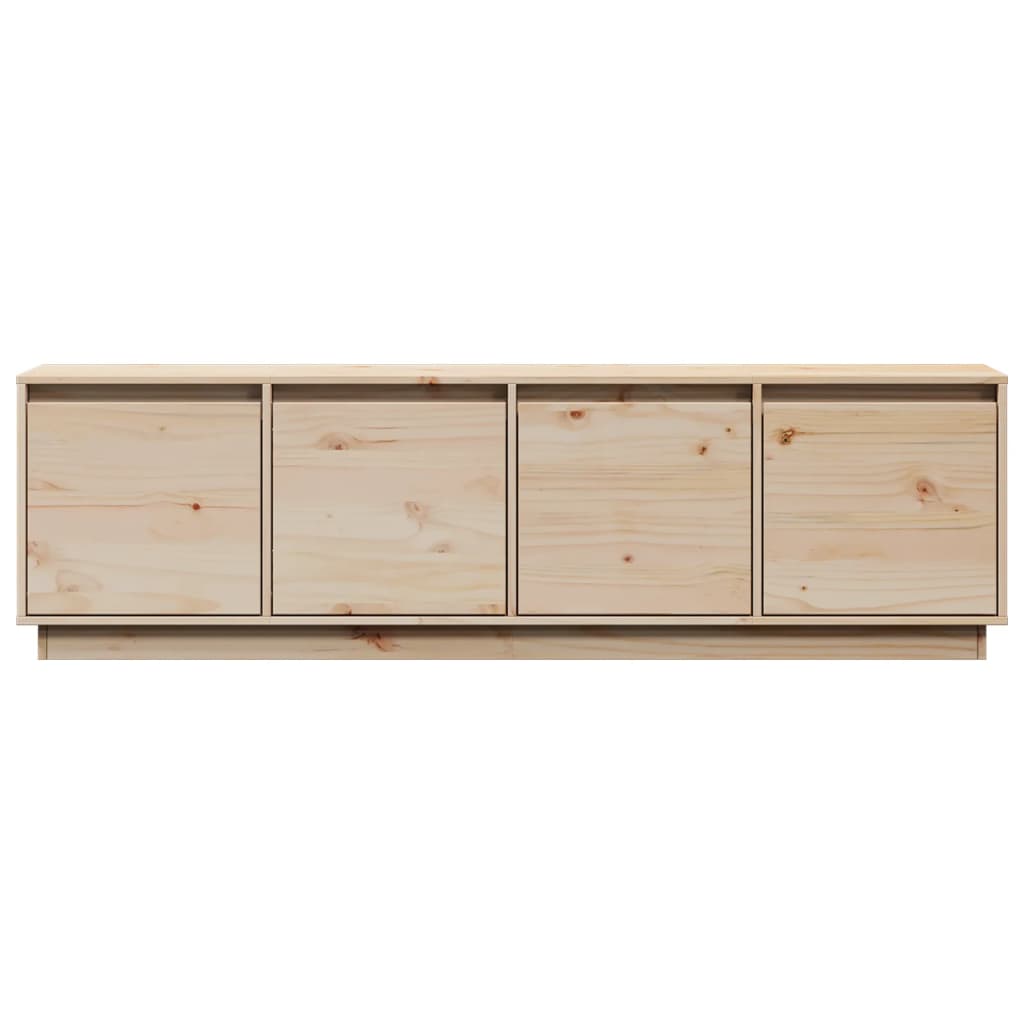 tv-bord 156x37x45 cm massivt fyrretræ