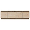 tv-bord 156x37x45 cm massivt fyrretræ