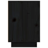 sengeborde 2 stk. 50x34x50 cm massivt fyrretræ sort