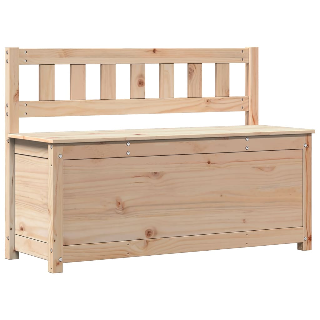 bænk 110x41x76,5 cm massivt fyrretræ