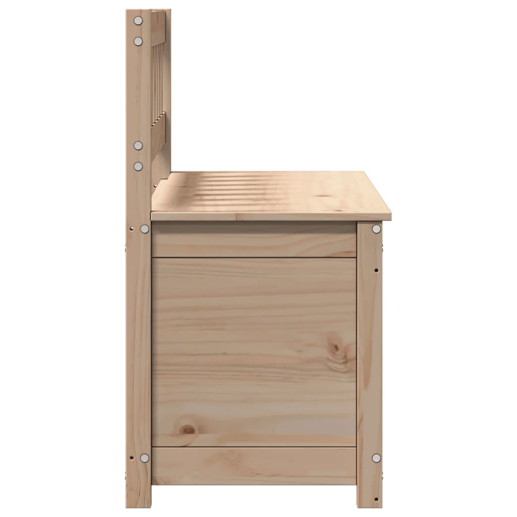 bænk 110x41x76,5 cm massivt fyrretræ