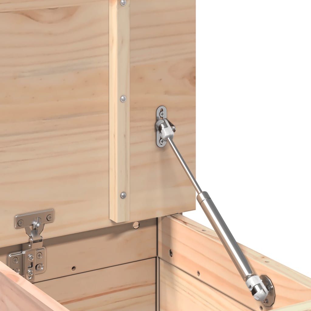bænk 110x41x76,5 cm massivt fyrretræ