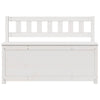 bænk 110x41x76,5 cm massivt fyrretræ hvid
