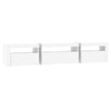 tv-skab med LED-lys 195x35x40 cm hvid