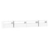 tv-skab med LED-lys 270x35x40 cm hvid