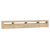 tv-skab med LED-lys 270x35x40 cm Sonoma-eg