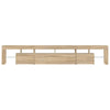 tv-skab med LED-lys 230x36,5x40 cm sonoma-eg