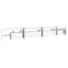 tv-skab med LED-lys 290x36,5x40 cm hvid
