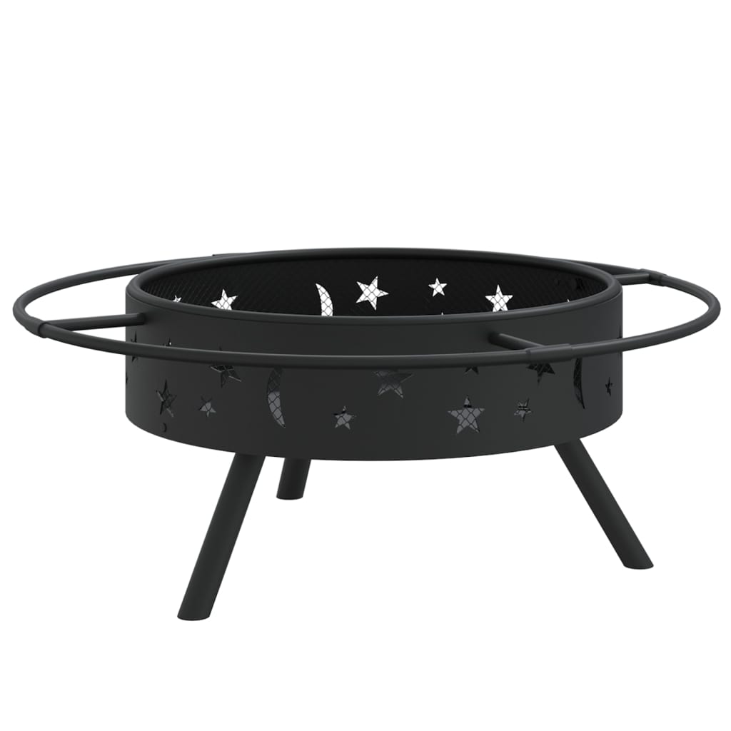 bålfad med ildrager 70 cm XXL stål