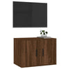 væghængt tv-skab 57x34,5x40 cm brun egetræsfarve