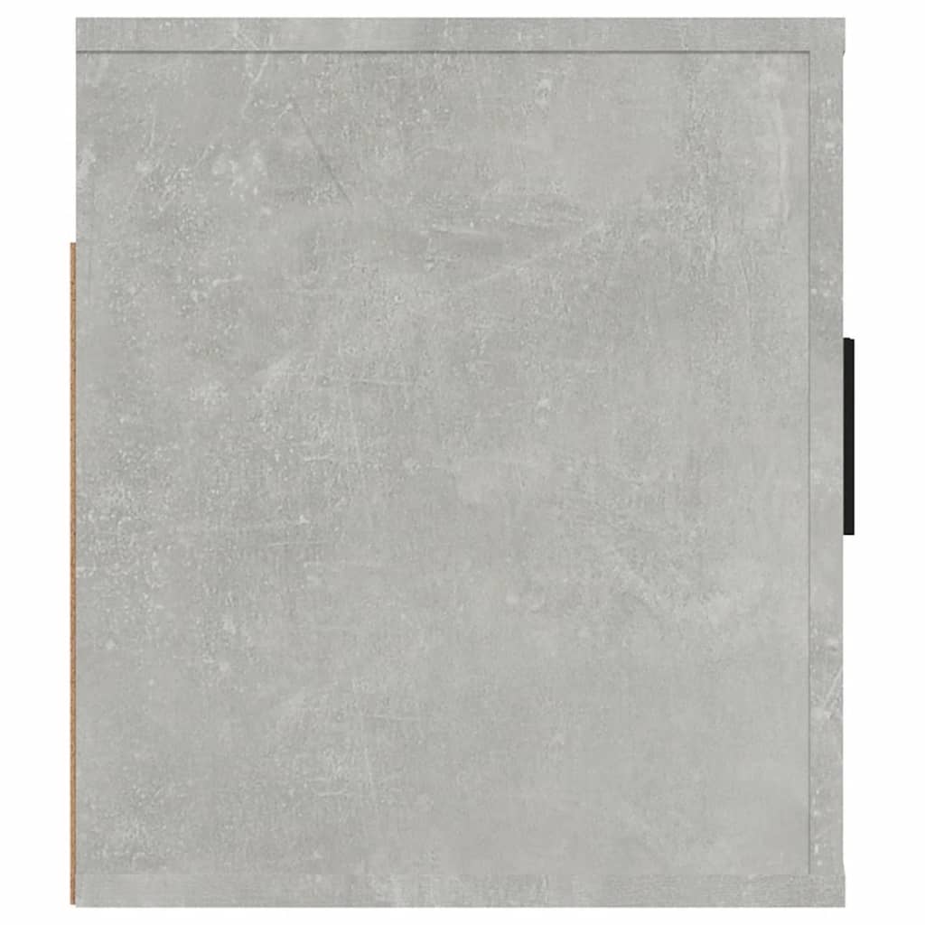 væghængt tv-skab 80x34,5x40 cm betongrå
