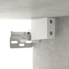 væghængt tv-skab 80x34,5x40 cm betongrå