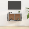 væghængt tv-skab 80x34,5x40 cm grå sonoma