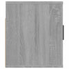 væghængt tv-skab 80x34,5x40 cm grå sonoma