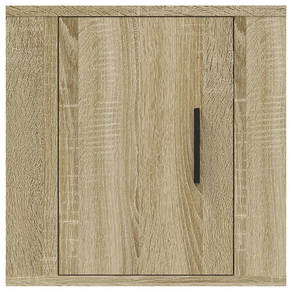 væghængt tv-skab 40x34,5x40 cm sonoma-eg