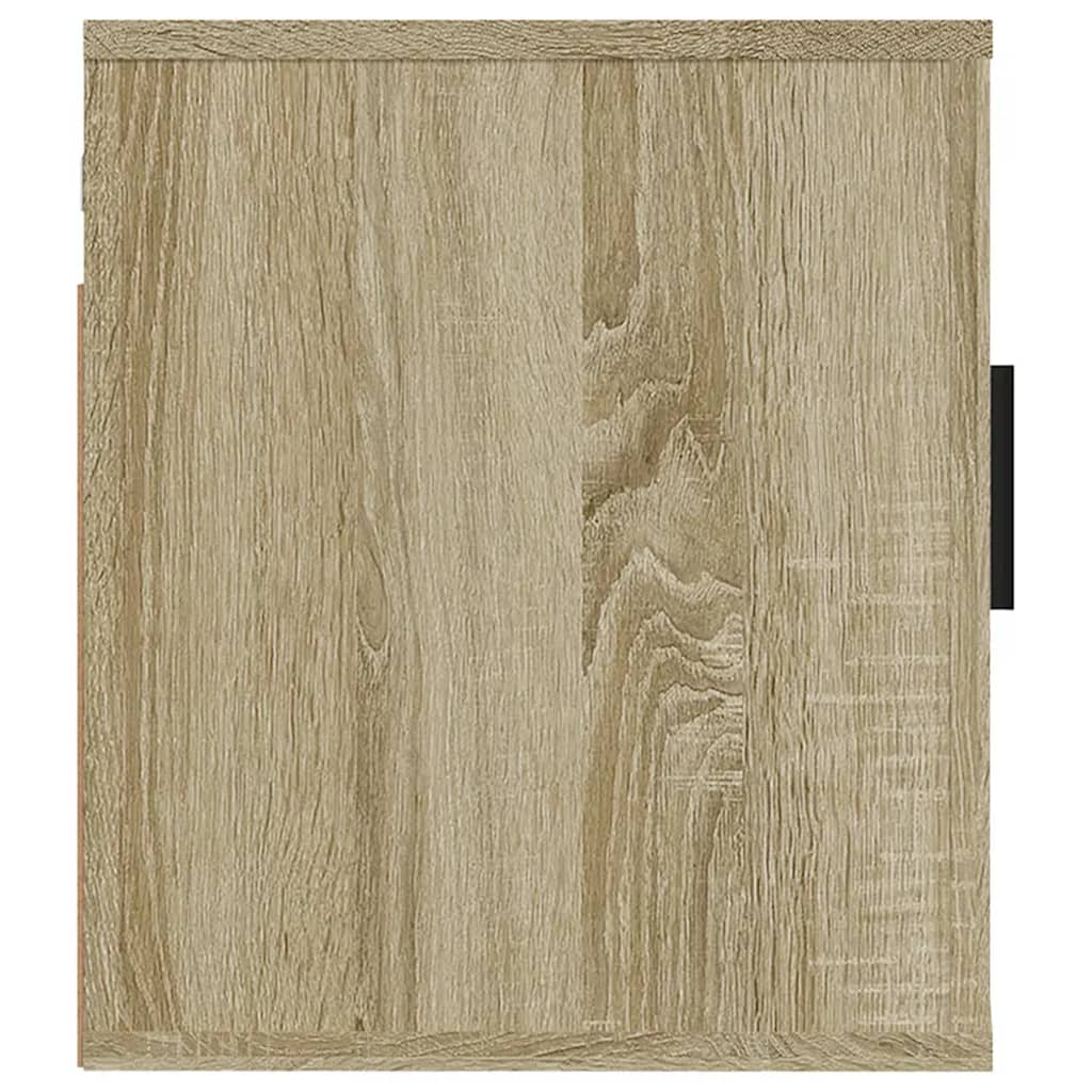 væghængt tv-skab 40x34,5x40 cm sonoma-eg