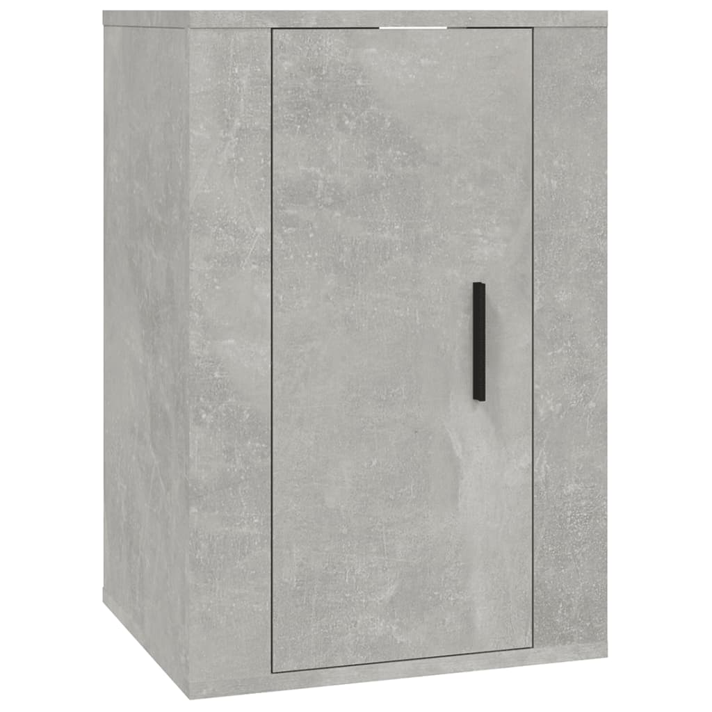 væghængt tv-skab 40x34,5x60 cm betongrå