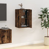 væghængt tv-skab 40x34,5x60 cm røget egetræsfarve
