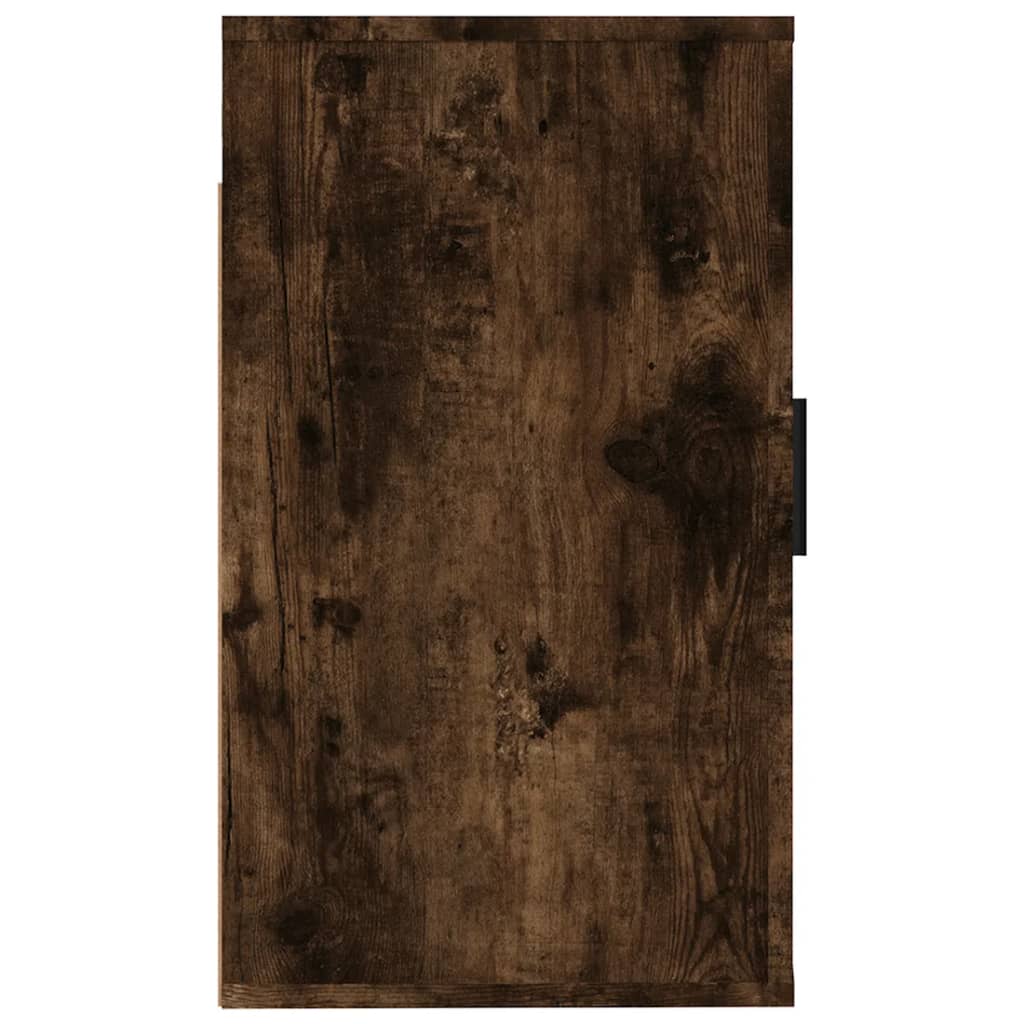 væghængt tv-skab 40x34,5x60 cm røget egetræsfarve