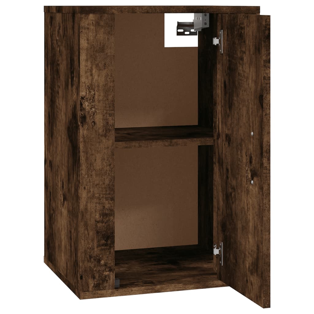 væghængt tv-skab 40x34,5x60 cm røget egetræsfarve