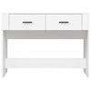 konsolbord 100x39x75 cm konstrueret træ hvid