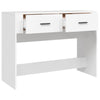 konsolbord 100x39x75 cm konstrueret træ hvid