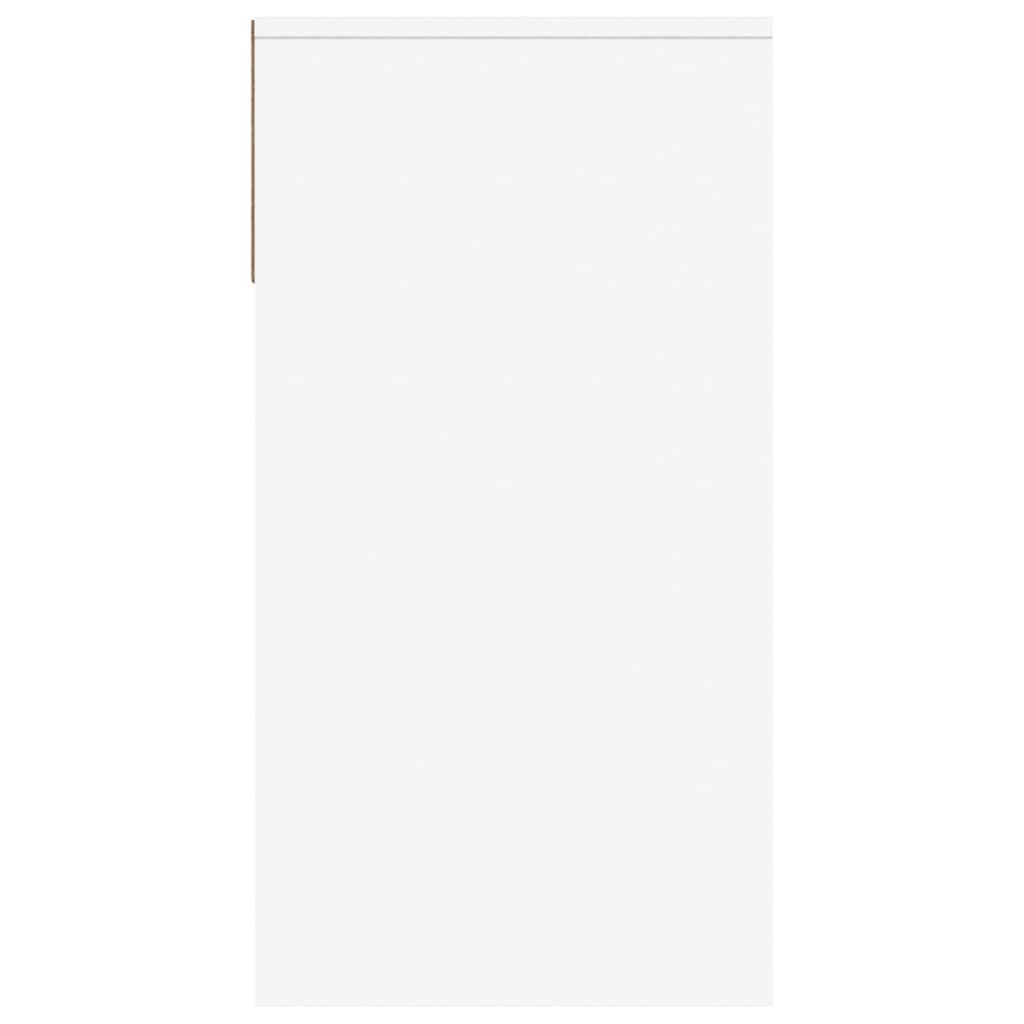konsolbord 100x39x75 cm konstrueret træ hvid