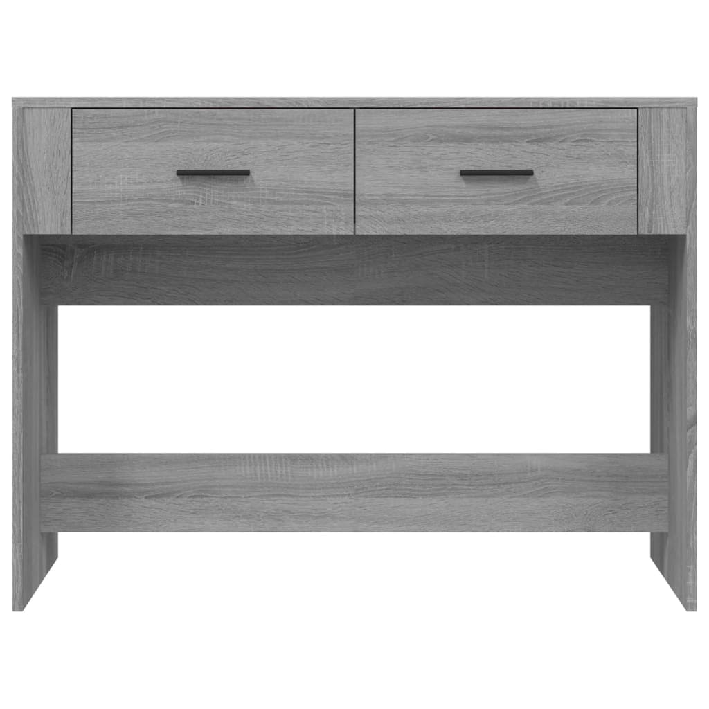 konsolbord 100x39x75 cm konstrueret træ Grå sonoma-eg
