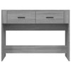 konsolbord 100x39x75 cm konstrueret træ Grå sonoma-eg