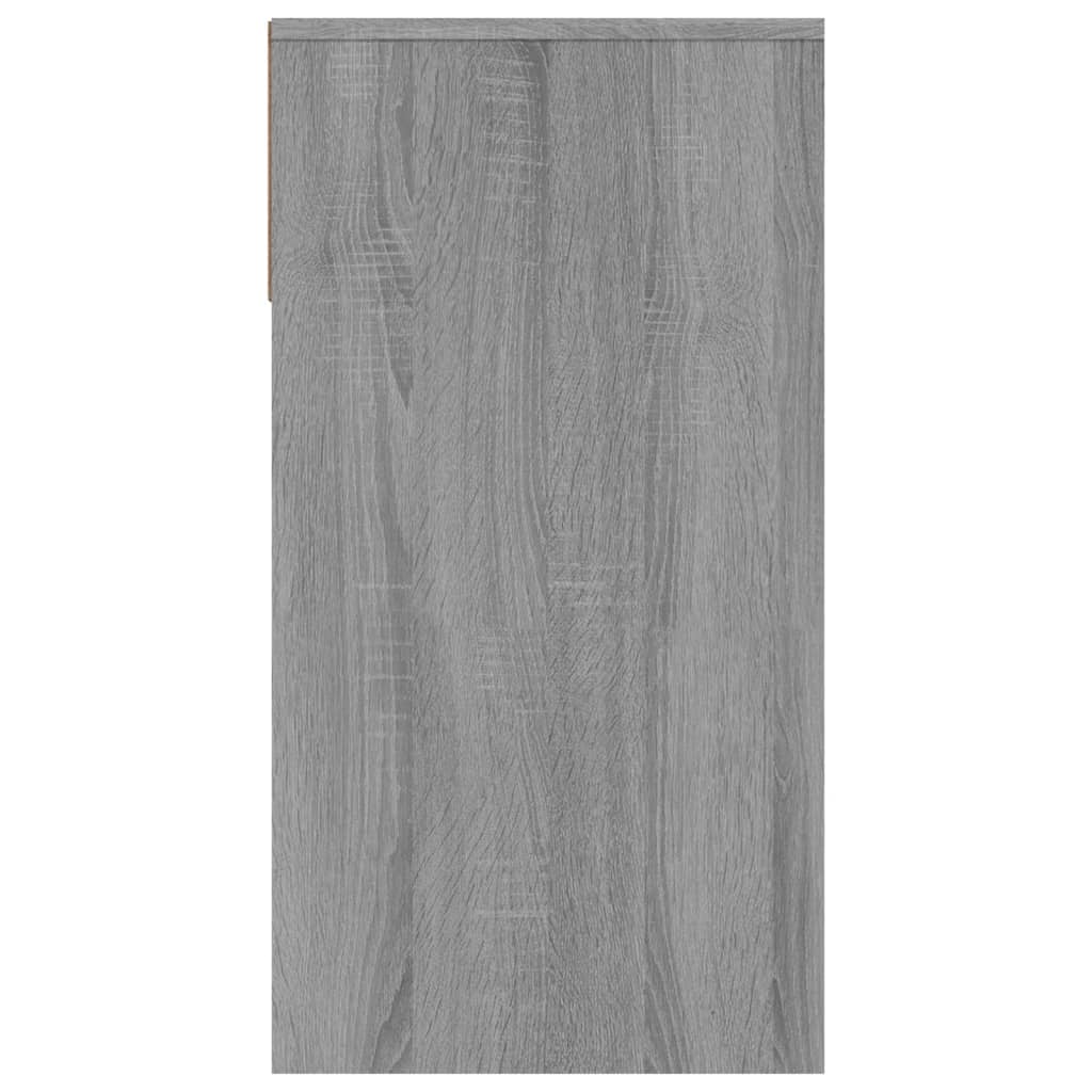 konsolbord 100x39x75 cm konstrueret træ Grå sonoma-eg