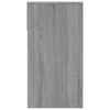 konsolbord 100x39x75 cm konstrueret træ Grå sonoma-eg