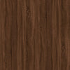konsolbord 100x39x75 cm konstrueret træ Brun egetræ