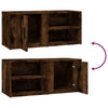 tv-skabe 2 stk. 80x31,5x36 cm konstrueret træ røget egetræ
