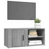 tv-skabe 2 stk. 80x31,5x36 cm konstrueret træ grå sonoma-eg