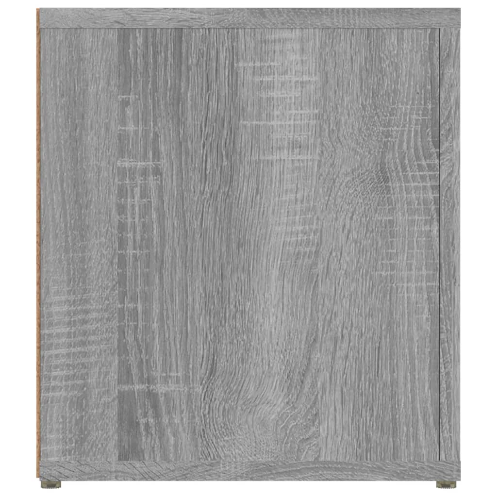 tv-skabe 2 stk. 80x31,5x36 cm konstrueret træ grå sonoma-eg