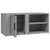 tv-skabe 2 stk. 80x31,5x36 cm konstrueret træ grå sonoma-eg