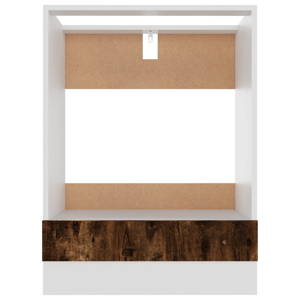 ovnskab "Riga" røget eg 60x46x81,5 cm konstrueret træ