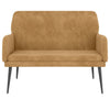bænk 108x79x79 cm velour brun