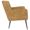 bænk 108x79x79 cm velour brun