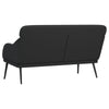 bænk 110x76x80 cm kunstlæder sort