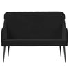 bænk 110x76x80 cm velour sort
