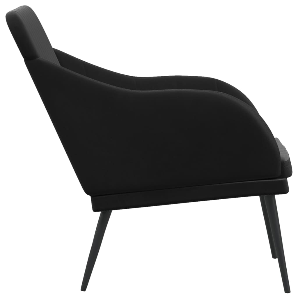 bænk 110x76x80 cm velour sort