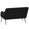bænk 110x76x80 cm velour sort