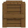 opbevaringskasse 91x40,5x42 cm massivt fyrretræ gyldenbrun