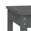 2-personers havebænk 159,5x44x45 cm massivt fyrretræ grå