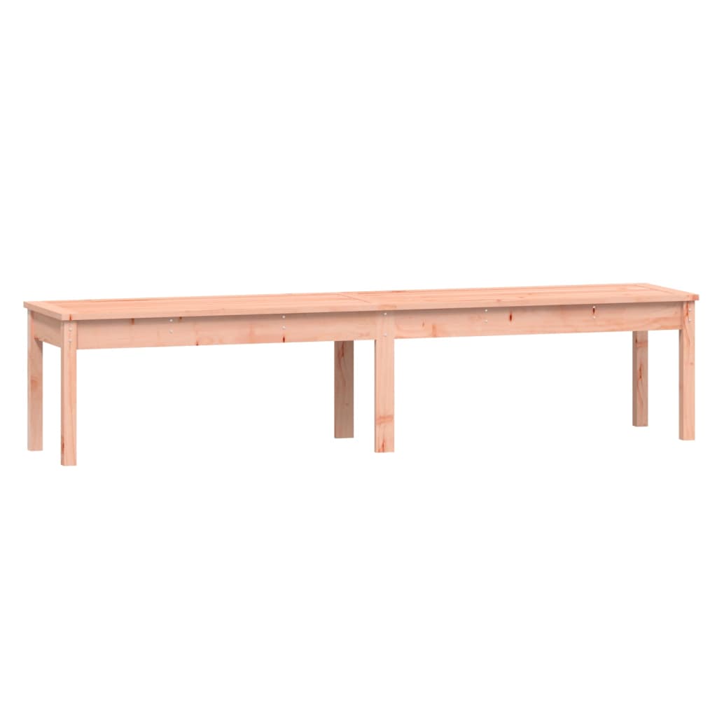 2-personers havebænk 203,5x44x45 cm massivt douglasgran