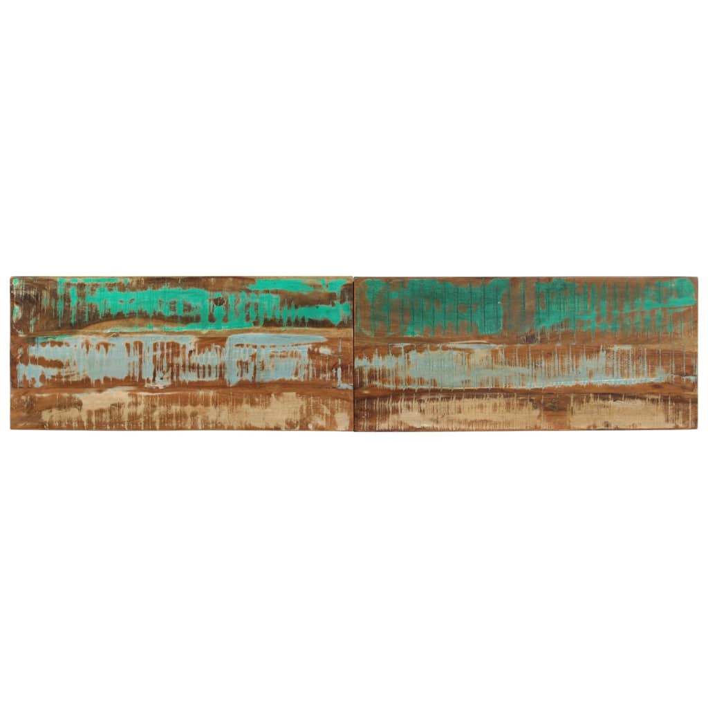 bænk 160x35x46 cm massivt genbrugstræ