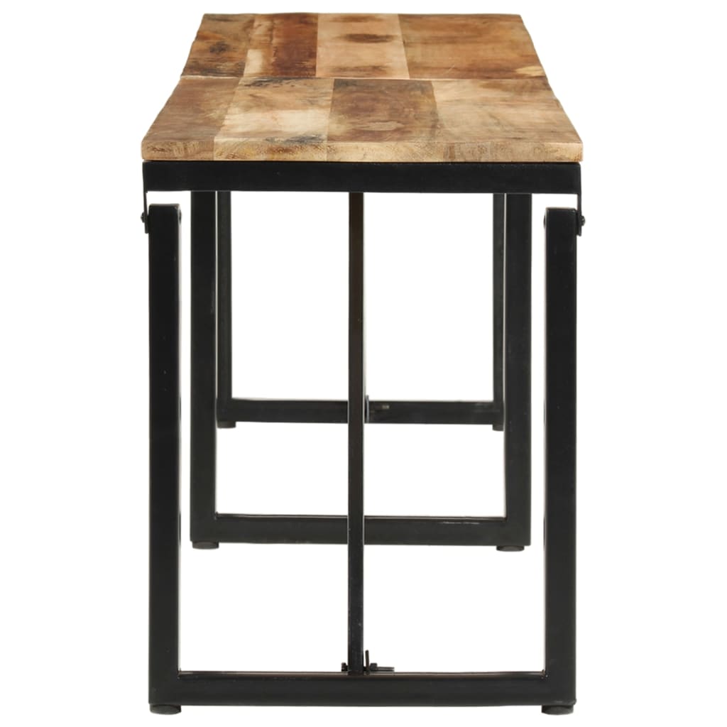 bænk 160x35x46 cm massivt mangotræ
