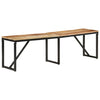 bænk 160x35x46 cm massivt mangotræ